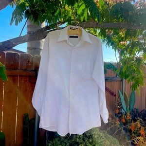 Geoffrey Beene fitted white medium shirt